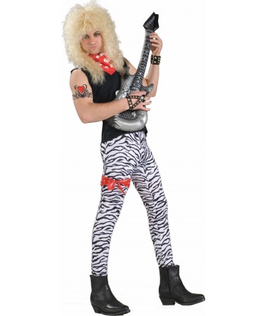 80s Zebra Rock Guy ADULT HIRE